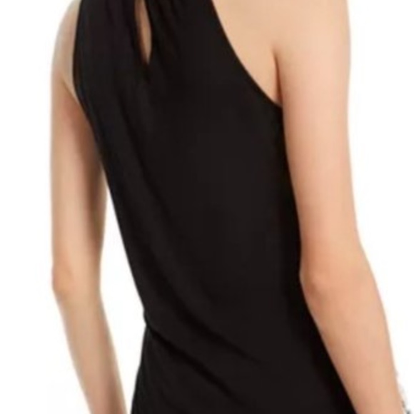 INC Black Animal Print Sequin Halter Top - Picture 10 of 11